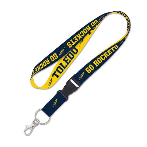 Toledo Rockets Lanyard with Detachable Buckle Two Tone - Special Order-0