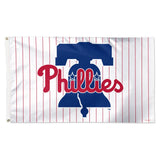 Philadelphia Phillies Flag 3x5 Deluxe Style Pinstripe-0