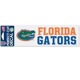 Florida Gators Decal 3x10 Perfect Cut Wordmark Color-0