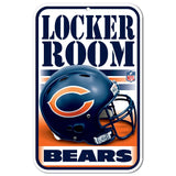 Chicago Bears Sign 11x17 Plastic Locker Room Design-0