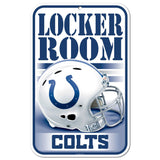 Indianapolis Colts Sign 11x17 Plastic Locker Room Design-0