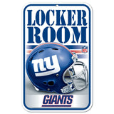 New York Giants Sign 11x17 Plastic Locker Room Design-0