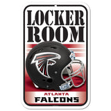 Atlanta Falcons Sign 11x17 Plastic Locker Room Design-0