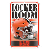 Cleveland Browns Sign 11x17 Plastic Locker Room Design-0