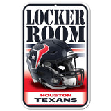 Houston Texans Sign 11x17 Plastic Locker Room Design-0