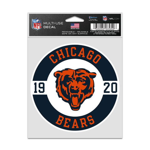 Chicago Bears Decal 3.75x5 Patch Fan-0