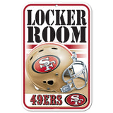 San Francisco 49ers Sign 11x17 Plastic Locker Room Design-0