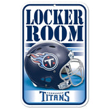 Tennessee Titans Sign 11x17 Plastic Locker Room Design-0