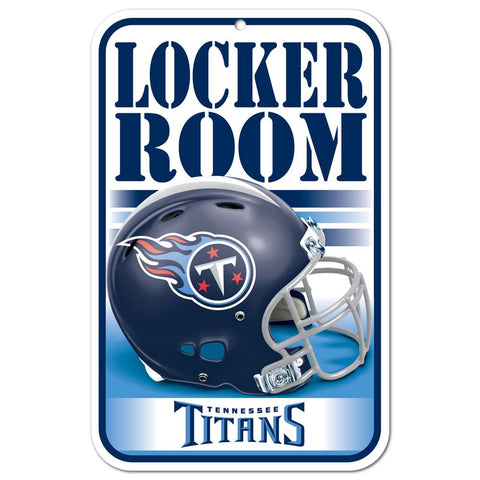 Tennessee Titans Sign 11x17 Plastic Locker Room Design-0