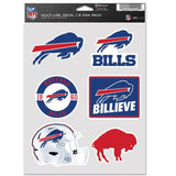 Buffalo Bills Decal Multi Use Fan 6 Pack-0