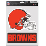 Cleveland Browns Decal Multi Use Fan 2 Pack-0