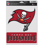 Tampa Bay Buccaneers Decal Multi Use Fan 2 Pack-0