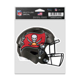 Tampa Bay Buccaneers Decal 3.75x5 Helmet Fan-0