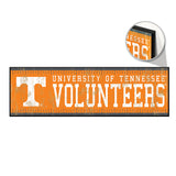 Tennesee Volunteers Sign 9x30 Wood Yard Marker-0
