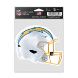 Los Angeles Chargers Decal 3.75x5 Helmet Fan-0