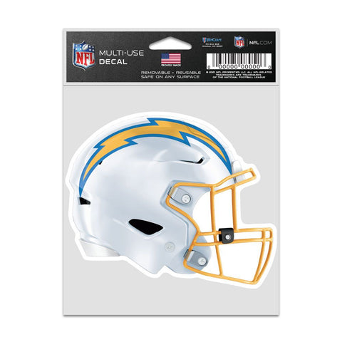 Los Angeles Chargers Decal 3.75x5 Helmet Fan-0