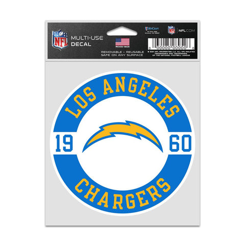 Los Angeles Chargers Decal 3.75x5 Patch Fan-0
