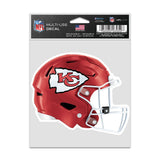 Kansas City Chiefs Decal 3.75x5 Helmet Fan-0