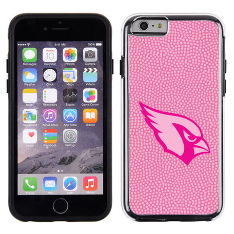 Arizona Cardinals Phone Case Pink Football Pebble Grain Feel iPhone 6 CO-0