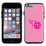 Tennessee Titans Phone Case Pink Football Pebble Grain Feel iPhone 6 CO-0