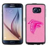Atlanta Falcons Phone Case Pink Football Pebble Grain Feel Samsung Galaxy S6 CO-0