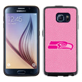 Seattle Seahawks Phone Case Pink Football Pebble Grain Feel Samsung Galaxy S6 CO-0