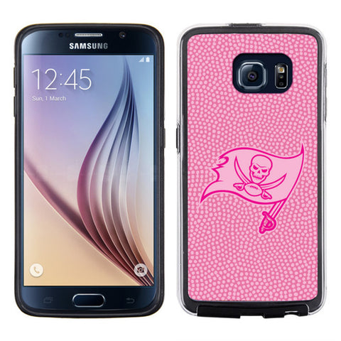 Tampa Bay Buccaneers Phone Case Pink Football Pebble Grain Feel Samsung Galaxy S6 CO-0