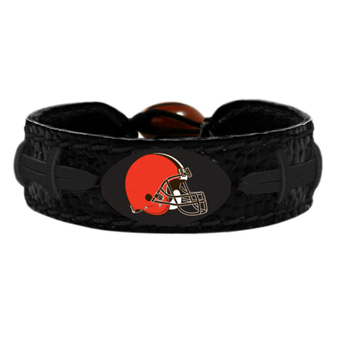 Cleveland Browns Bracelet Team Color Tonal Black Football CO-0