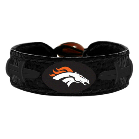 Denver Broncos Bracelet Team Color Football Tonal Black CO-0