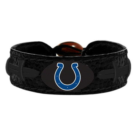 Indianapolis Colts Bracelet Team Color Tonal Black Football CO-0