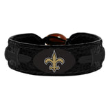 New Orleans Saints Bracelet Tonal Black Team Color Football CO-0