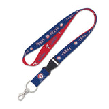 Texas Rangers Lanyard with Detachable Buckle Two Tone-0