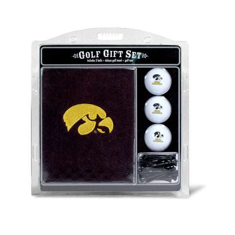 Iowa Hawkeyes Golf Gift Set with Embroidered Towel - Special Order-0
