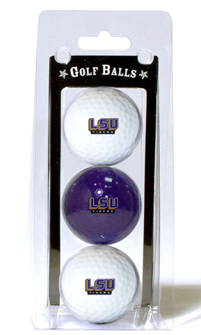 LSU Tigers 3 Pack of Golf Balls - Special Order-0