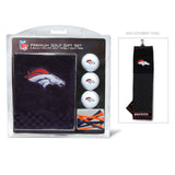 Denver Broncos Golf Gift Set with Embroidered Towel-0