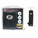 Green Bay Packers Golf Gift Set with Embroidered Towel-0