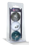 Philadelphia Eagles 3 Pack of Golf Balls-0