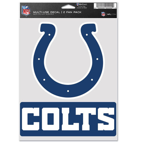 Indianapolis Colts Decal Multi Use Fan 2 Pack-0