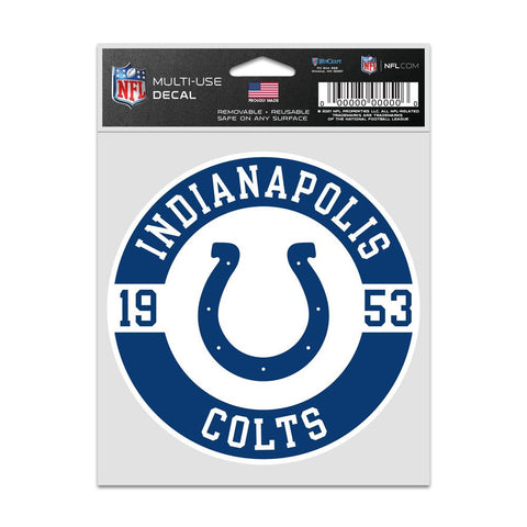 Indianapolis Colts Decal 3.75x5 Patch Fan-0