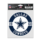 Dallas Cowboys Decal 3.75x5 Patch Fan-0