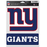 New York Giants Decal Multi Use Fan 2 Pack-0
