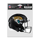 Jacksonville Jaguars Decal 3.75x5 Helmet Fan-0