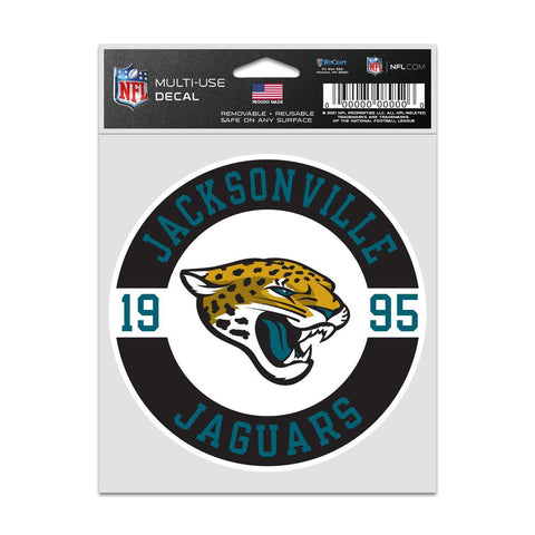 Jacksonville Jaguars Decal 3.75x5 Patch Fan-0