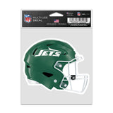 New York Jets Decal 3.75x5 Helmet Fan-0