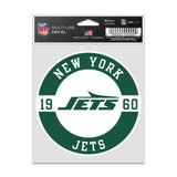 New York Jets Decal 3.75x5 Patch Fan-0