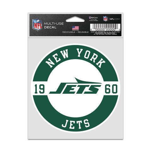 New York Jets Decal 3.75x5 Patch Fan-0
