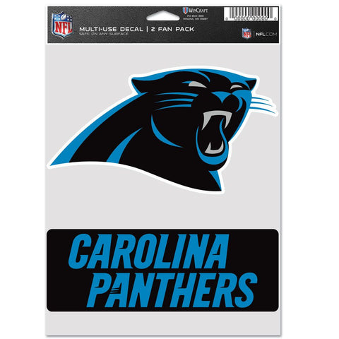 Carolina Panthers Decal Multi Use Fan 2 Pack-0
