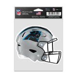 Carolina Panthers Decal 3.75x5 Helmet Fan-0