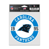 Carolina Panthers Decal 3.75x5 Patch Fan-0