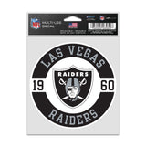 Las Vegas Raiders Decal 3.75x5 Patch Fan-0